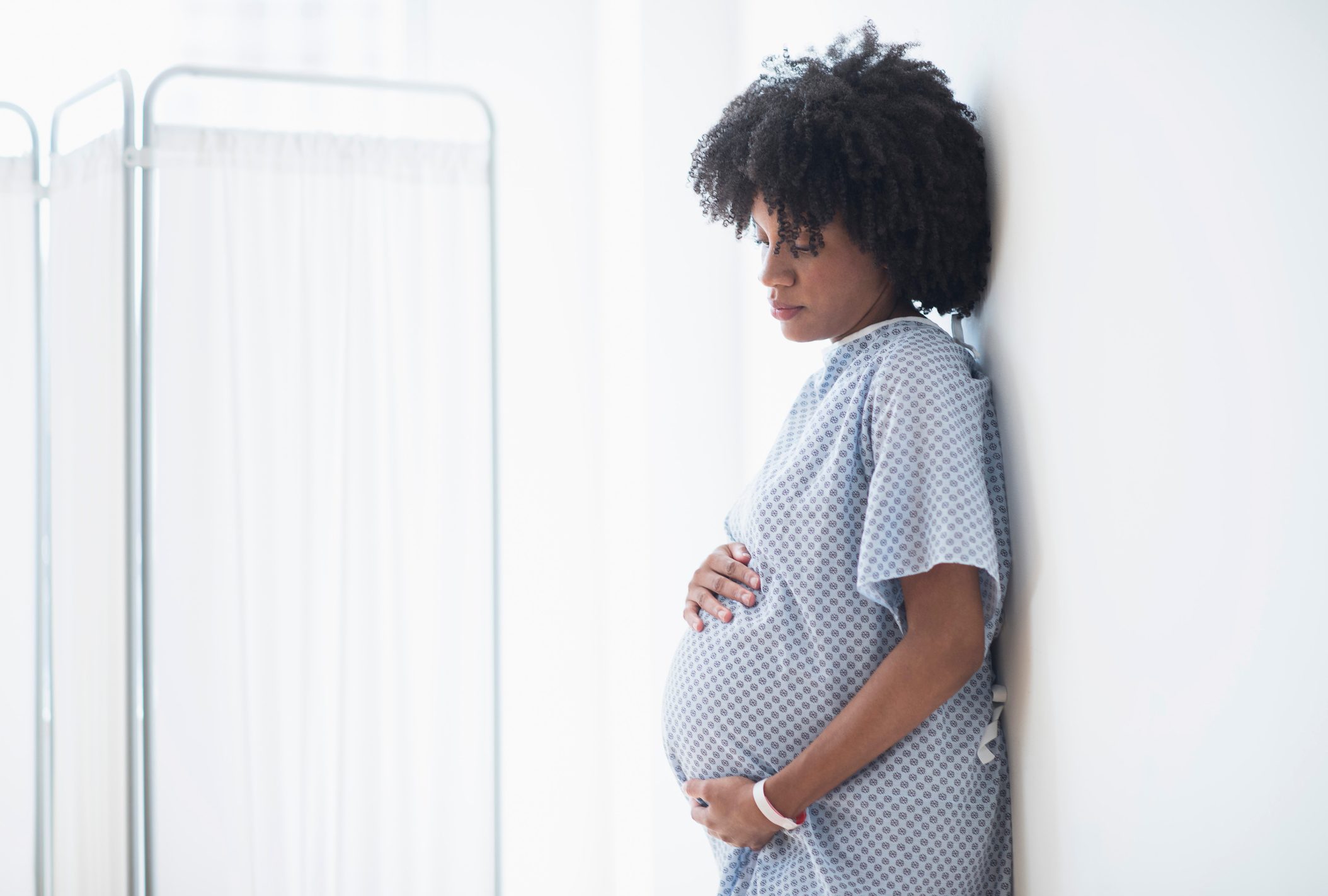 pregnant woman in hospital