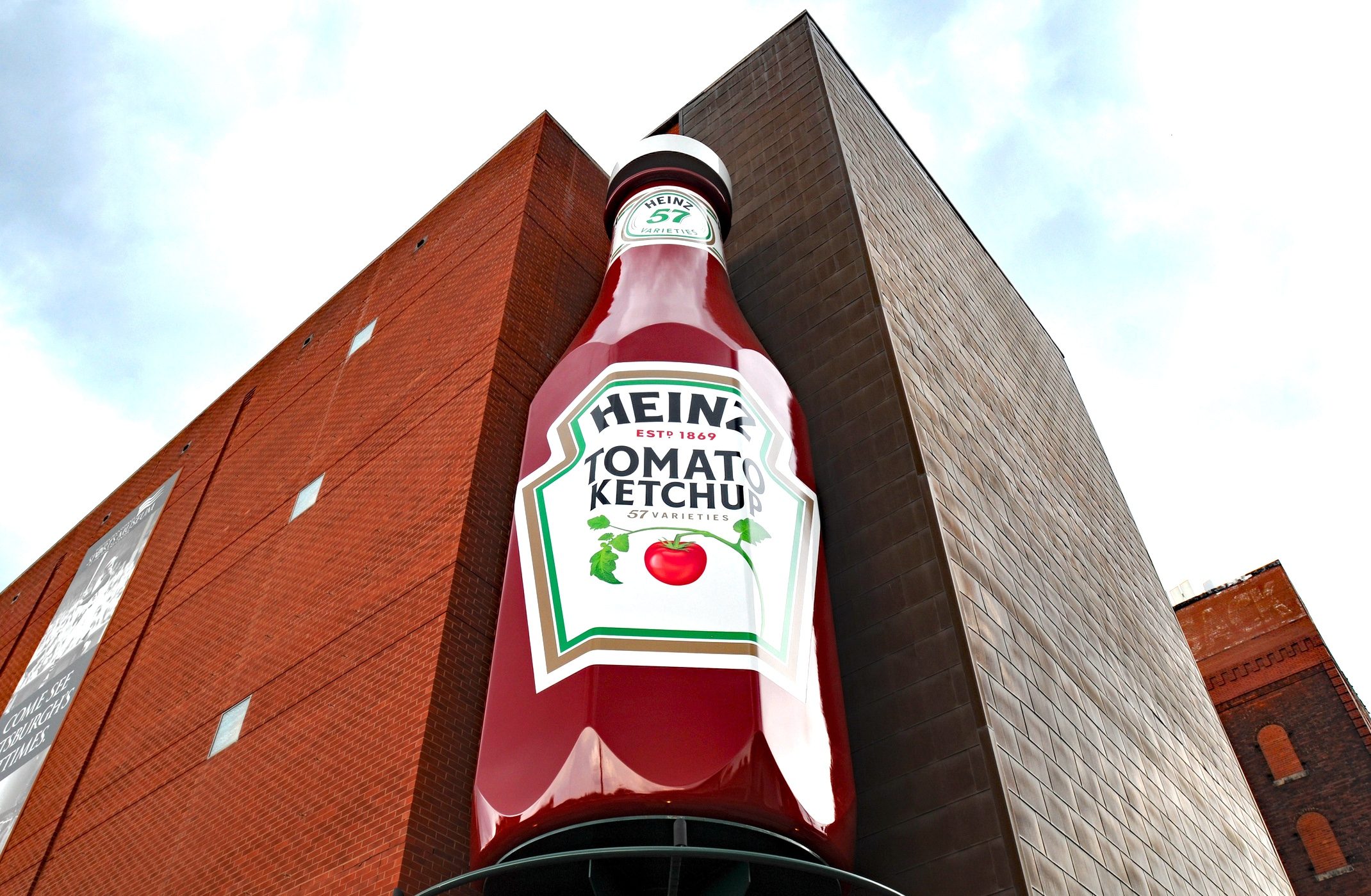 Oversize Heinz Ketchup Bottle Displayed At Heinz History Center In Pittsburgh